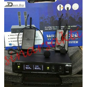 Murah Mic Wireless Dusenberg DB 88 ( 1bh clip on +1bh headset )