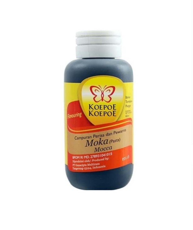 Koepoe Pasta Moka 60ml Kupu Perisa Moca