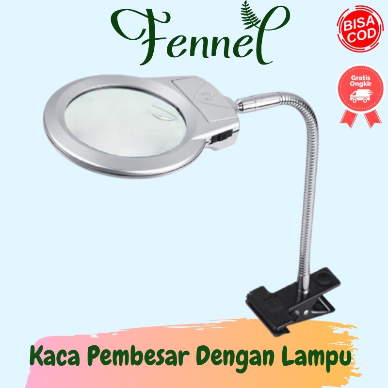 Kaca Pembesar Dengan Lampu LED MG15122