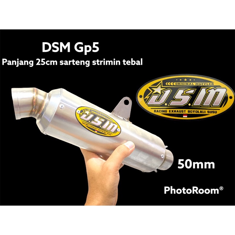 Knalpot Dsm Gp5 original bkn wrx dpj bss cts rms rjm