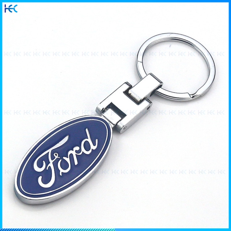 Gantungan Kunci Mobil Logo Ford 3d