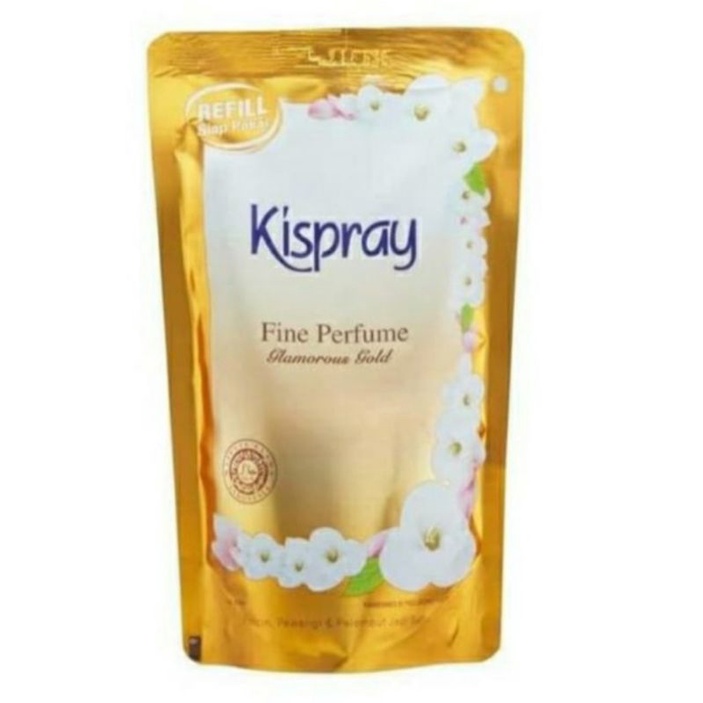 KISPRAY Gold Mewah Fine Perfumed Pewangi Pelicin Pakaian 300ml Refill