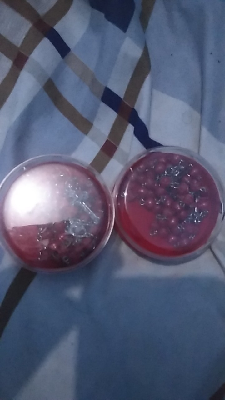 Rosario Motif Mawar Merah + Kotak