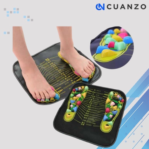 Matras Pijat Refleksi Kaki Massage Mat / Matras Pijat Terapi Kaki Refleksi / Alat Pijat PemijatTelapak Kaki Refleksi Akupuntur Manual / Alat Terapi Pijat Kaki Bengkak Asam Urat Stroke Ibu Hamil Karet Batu Keset / Terapi Injak Ijakan Kaki Tinggi Karpet Ori