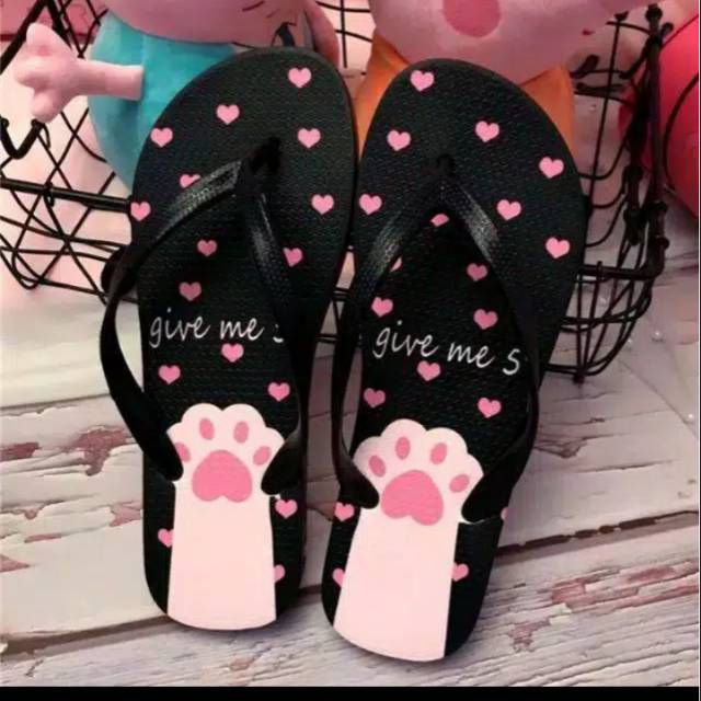 sandal kucing sandal wanita sandal sliper cewek murah