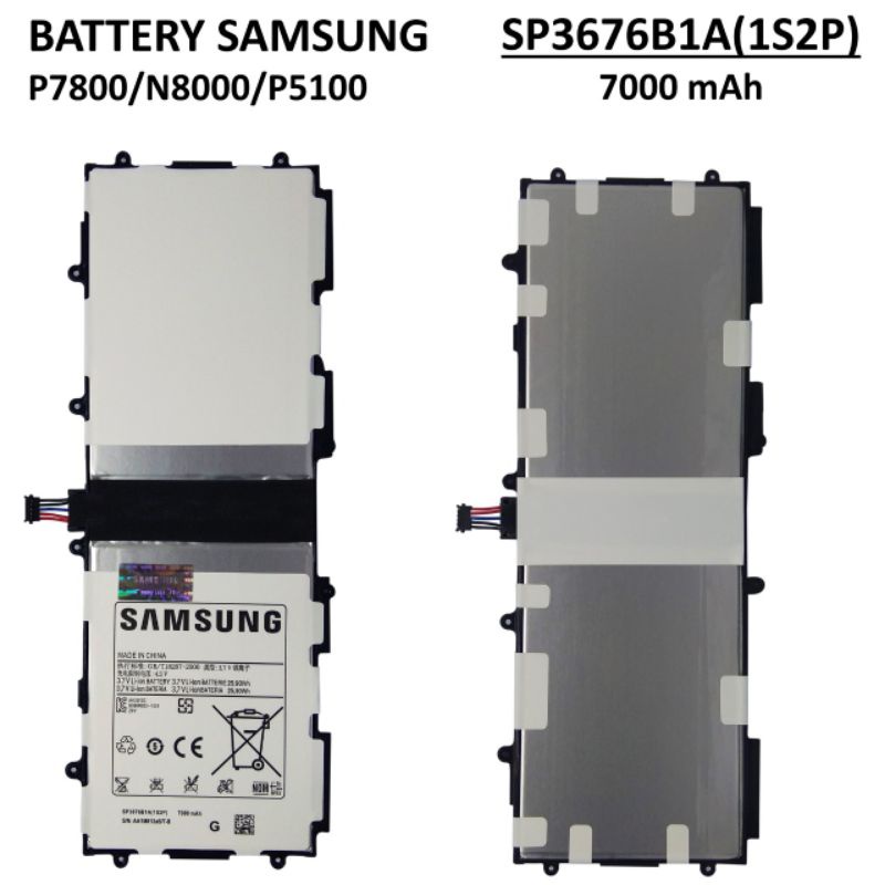 BATERAI BATRE BATTERY SAMSUNG GT-P5100.P7500.N8000