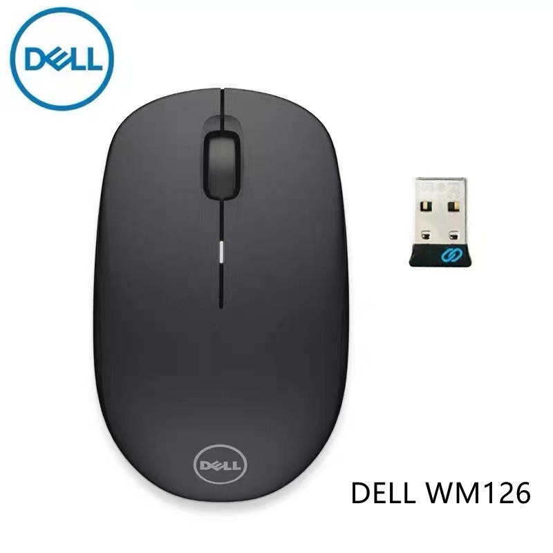 Wireless Mouse S1000/S9000 N100 WM126 tanpa wayar diam merasa nyaman - hitam