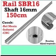 Rail SBR16 150cm Rel Linear Shaft As 16mm Stainless 1500mm CNC