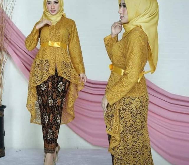 PRODUK ORIGINAL KEBAYA AURORA BRUKAT/KEBAYA PESTA/KEBAYA KEKINIAN