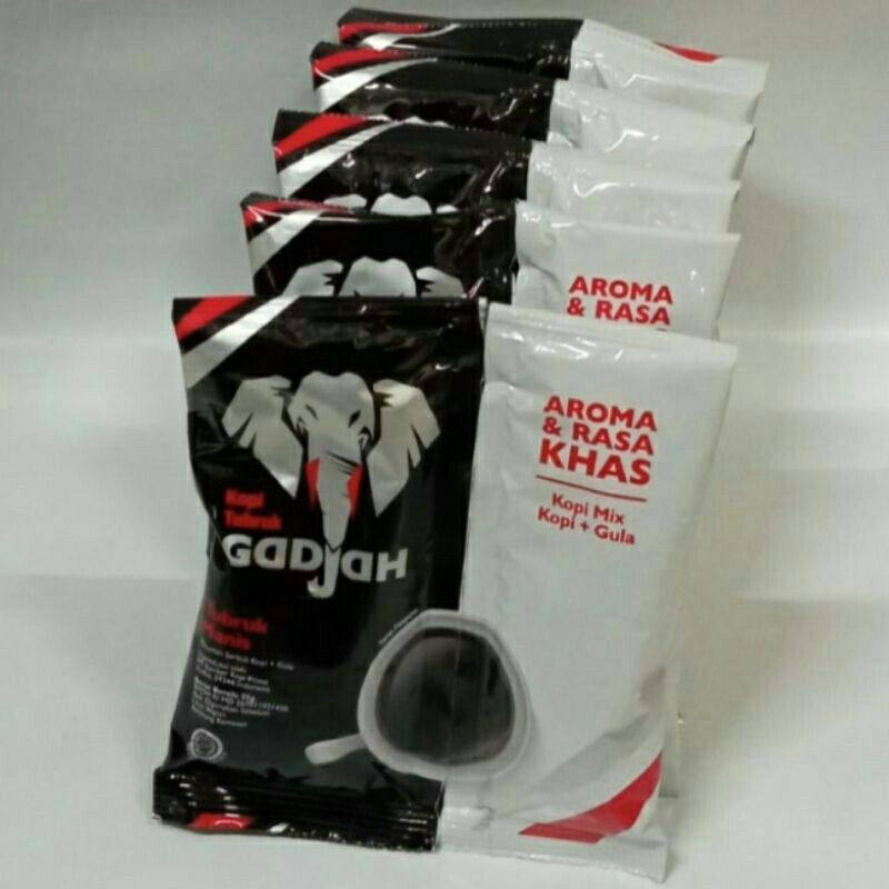 

Kopi Tubruk Gadjah 24 gr Isi 10 Sachet Rasa Tubruk Manis