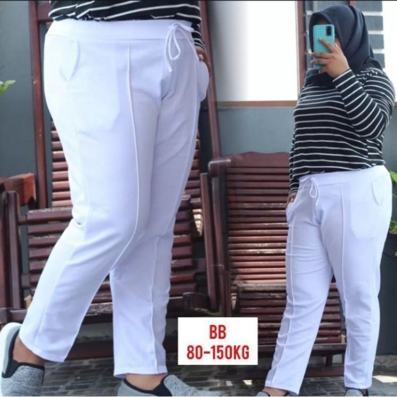 Celana Doty Basic Pants Scuba Super Jumbo XXL/XXXL