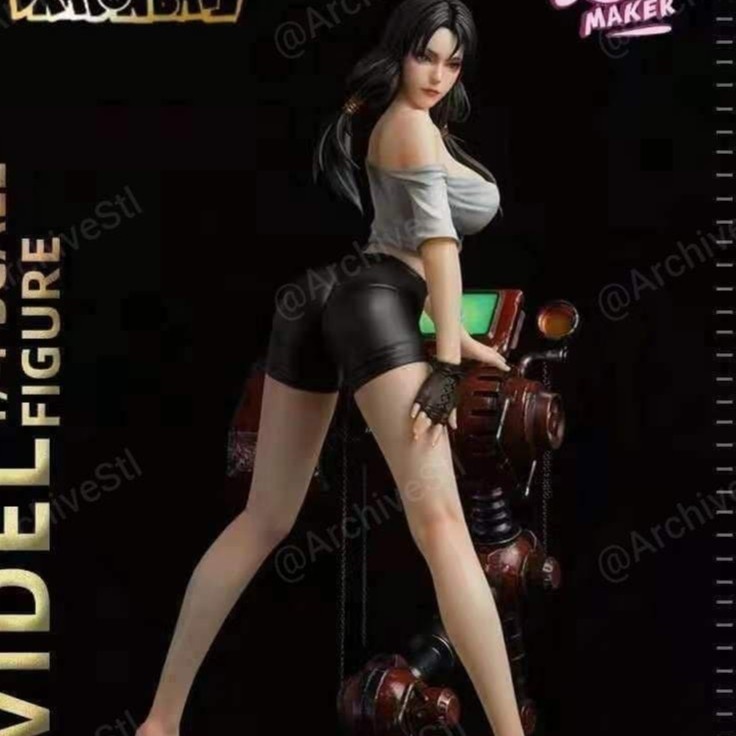 videl dragon ball resin kit statue - figure 11 cm
