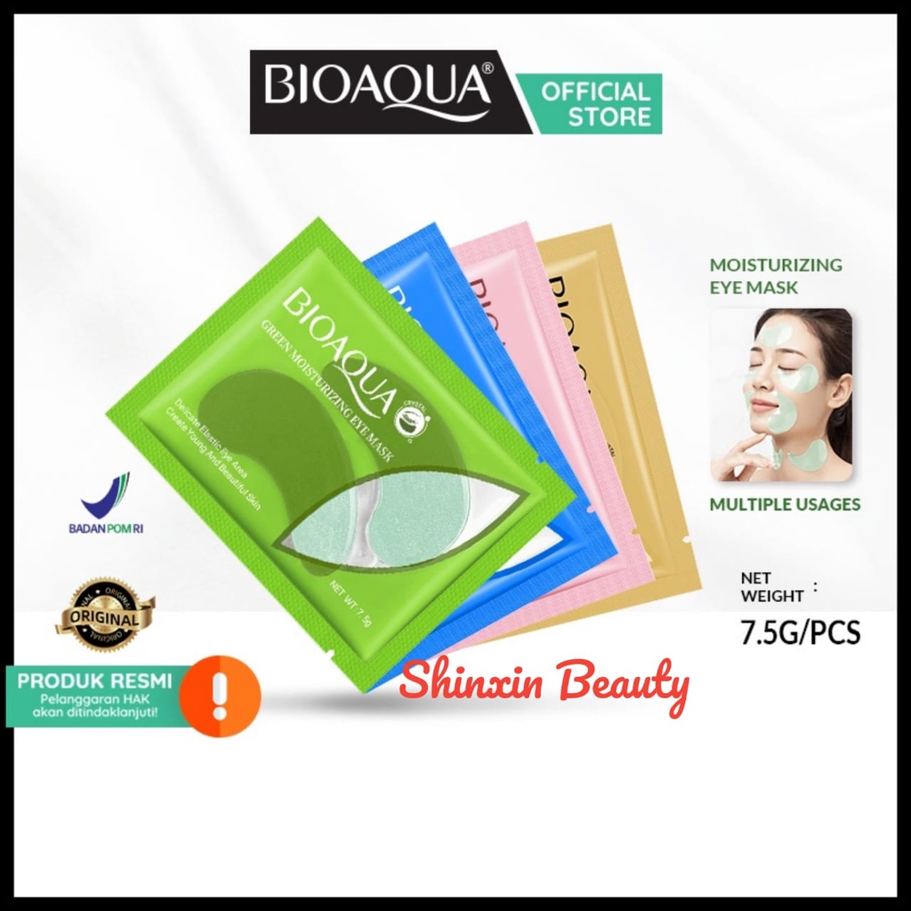 [1 pcs] Bioaqua Eye Mask Moisturizing Masker Mata 7.5g Memudarkan Kerutan Mata &amp; Membantu Mengurangi Kerutan Mata