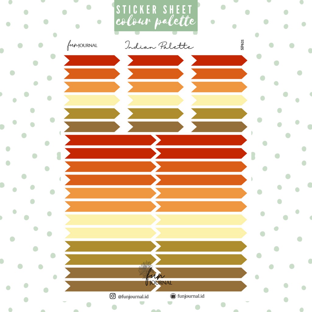

58 PALETTE ARROW STICKER STIKER SHEET PART 2 JOURNAL JURNAL PLANNING PLANNER SCRAPBOOK DIY BUJO