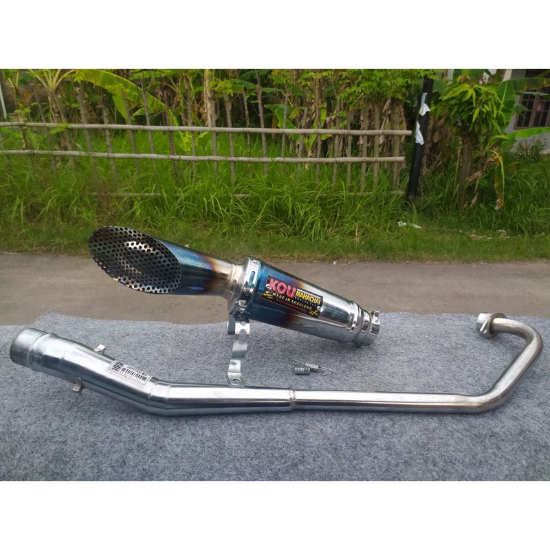 Knalpot Racing KOU Bluemoon Sakura Suzuki Satria FU Satria Old Satria FU 150