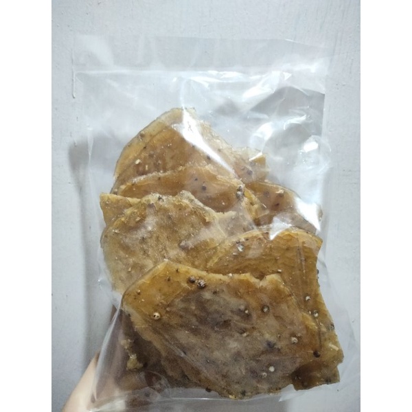 

Kerupuk Ikan Sahang/Lada (500gr) / Kerupuk Khas Kalimantan/Kerupuk Khas Pontianak/Kerupuk Khas Ketapang