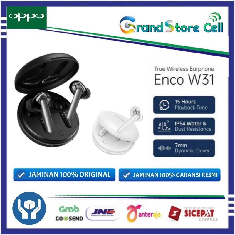 OPPO Enco W31 TWS Wireless Earphone Garansi Resmi OPPO