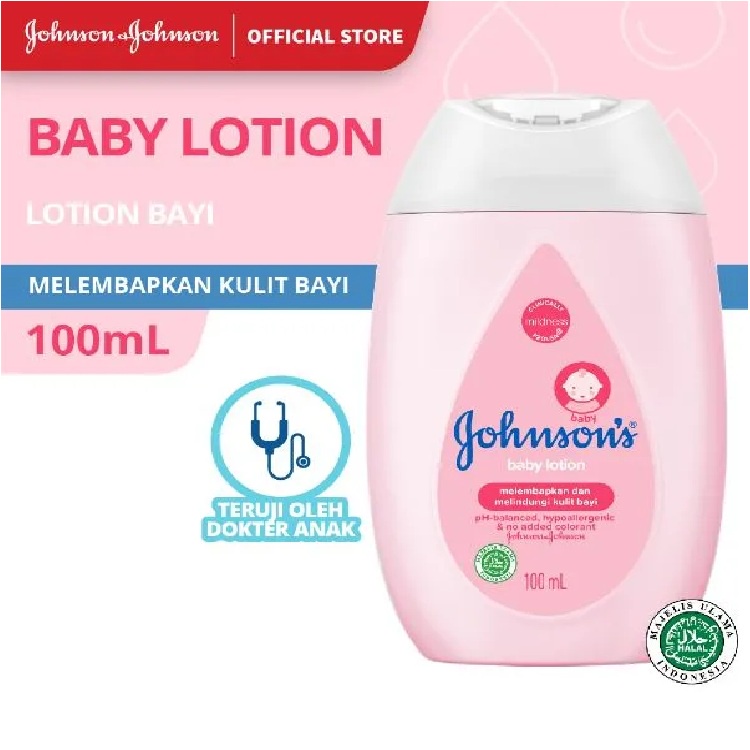 Johnson's Baby Lotion 100 ml - Johnsons - Johnson Baby Lotion Bayi