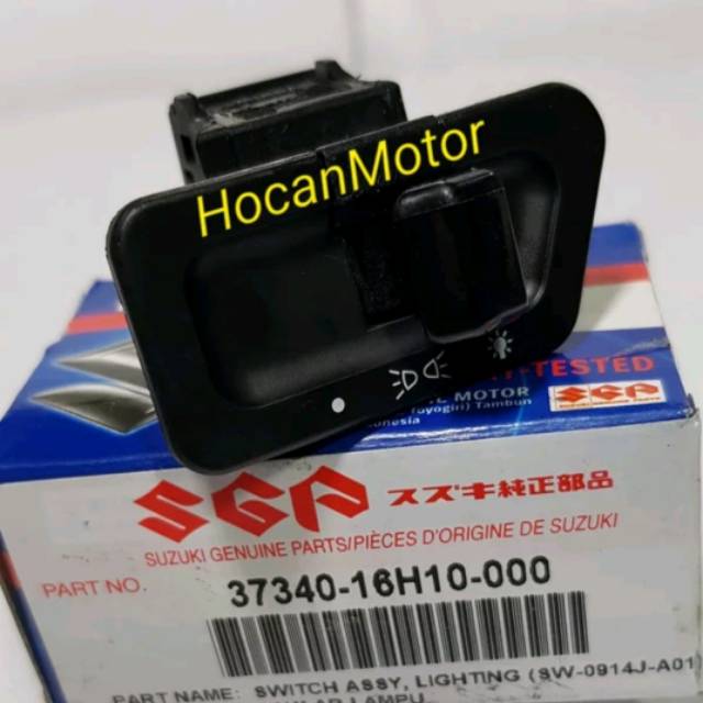 SAKLAR LAMPU RH TOMBOL LAMPU SMASH NEW SUPRA X 125 KARISMA BEAT LAMA VARIO OLD SUPRA FIT NEW ORI SGP