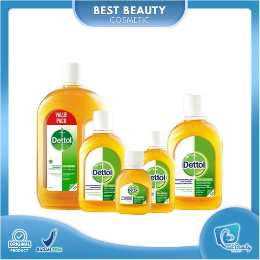 ★ BB ★ Dettol Antiseptic Liquid 95ml - 245ml - Cairan Antiseptik