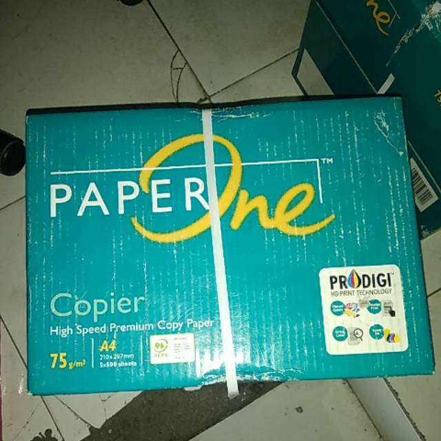 

Kertas HVS A4 paperone 75grm 1dus