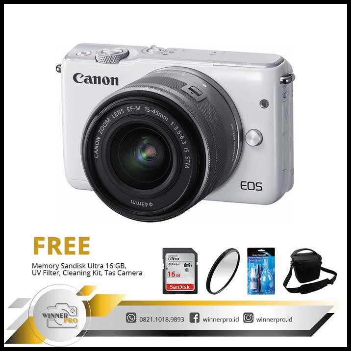 Kamera Canon Eos M10 Kit 15-45 Stm / Canon Eos M10 / Eos M10