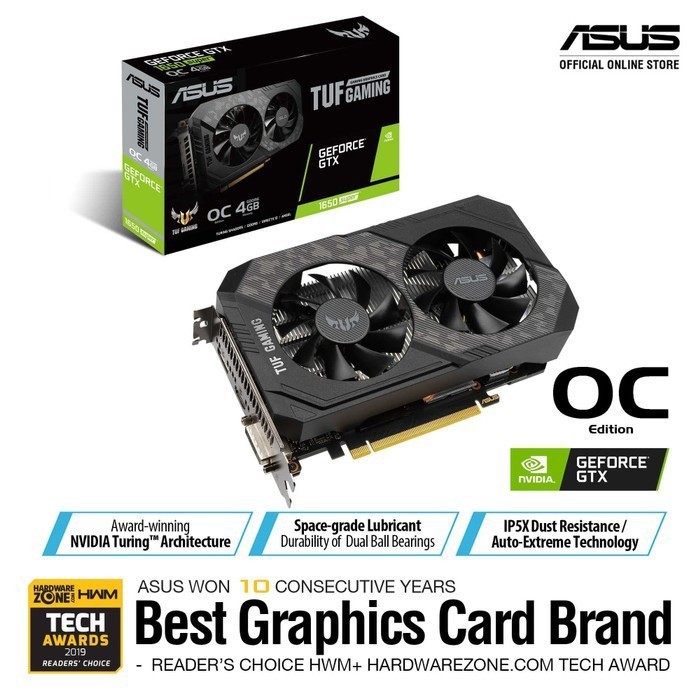 VGA ASUS GTX1650 Super TUF Gaming OC 4GB