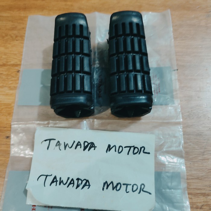 KARET FOOTSTEP DEPAN HONDA TIGER LAMA TIGER NEW REVO ORIGINAL 2PCS