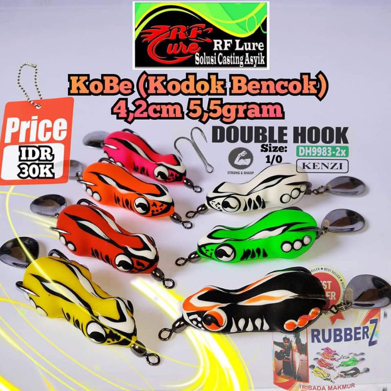 Umpan pancing Sof frog bencok RF lure
