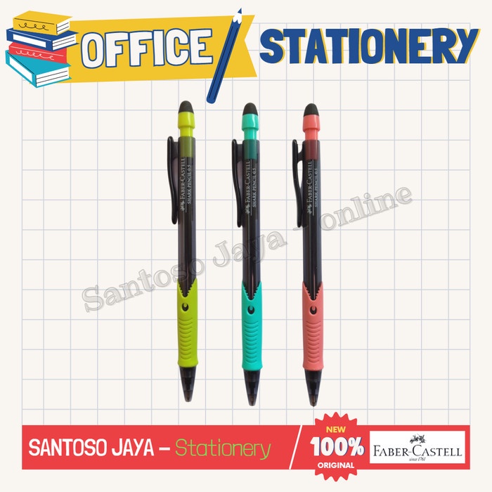 

Pensil Mekanik FABER CASTELL Shark - Mechanical SHARK Pencil 0.5 mm
