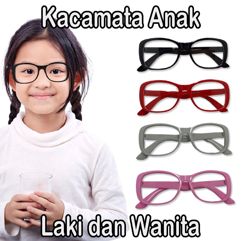 Promo frame + lensa blueray Kacamata anak anak anti radiasi Komputer kacamata fashion anak kacamata lucu anak