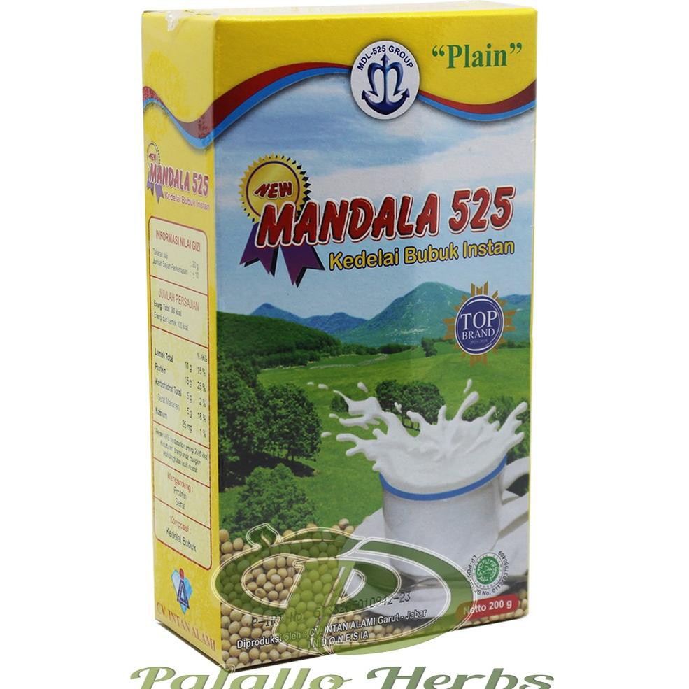 

{SP SZ 16F3AY} Susu MANDALA 525 | Susu Kedelai Bubuk Instan 200 gram Θ