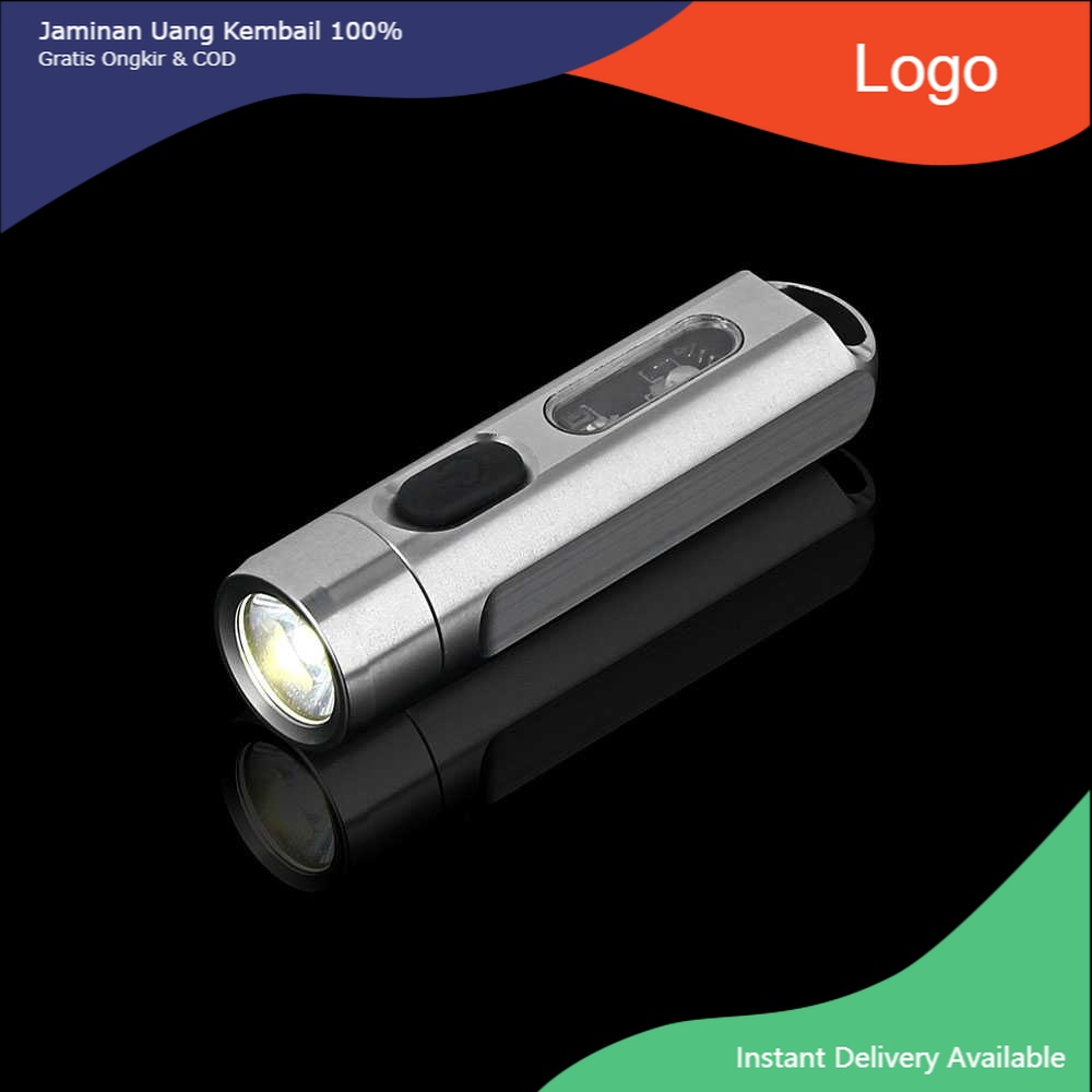 JETBeam Mini One Senter LED CREE XP-G3 500 Lumens with RGB + UV Light