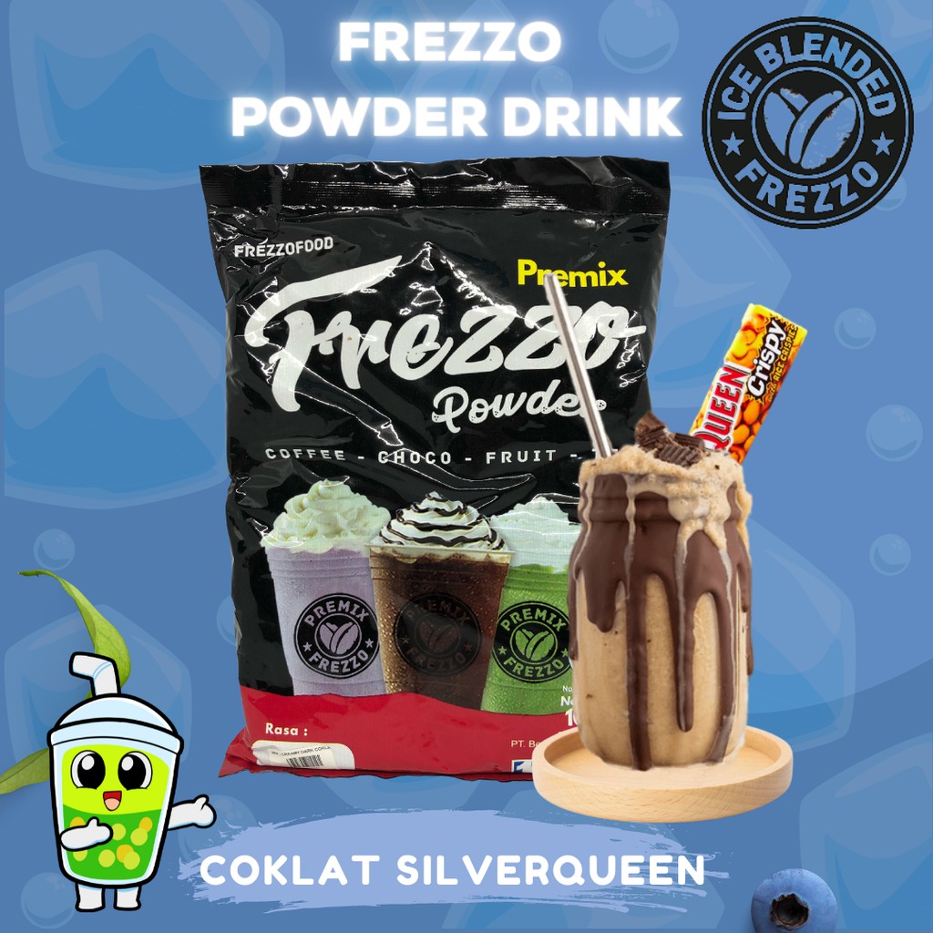 Frezzo Coklat Silverqueenn Powder / 1000gram (Bubuk minuman / Powder Drink) Kemasan 1KG