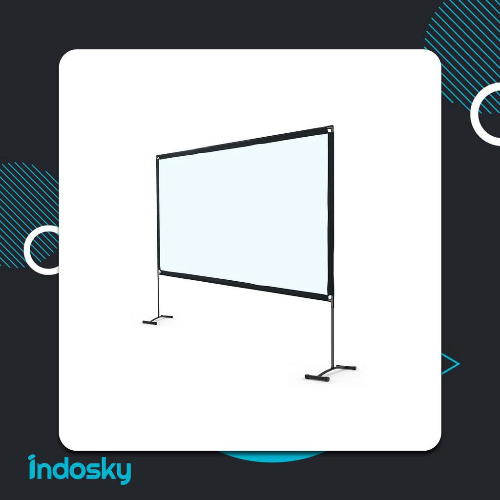 [GARANSI 1 TAHUN] Layar Proyeksi Luar Ruangan 120&quot; Inch | Outdoor Projection Screen 120&quot; Inch |  Outdoor Screen Projector Original |  Layar 120&quot; Luar ruangan | Layar Proyektor 120In