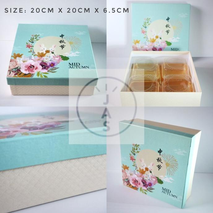 

[COD] kotak kue 20x20x6,5 hard box / handmade / edisi moon cake [COD]