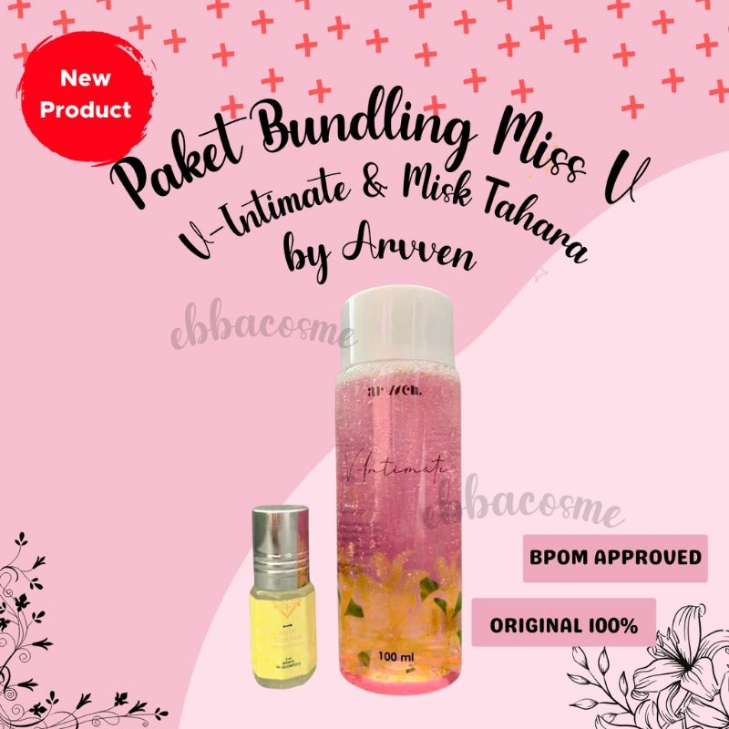 ARVVEN || Paket Bundling Miss V Arvven || Misk Taharah Arvven || V-Intimate Arvven