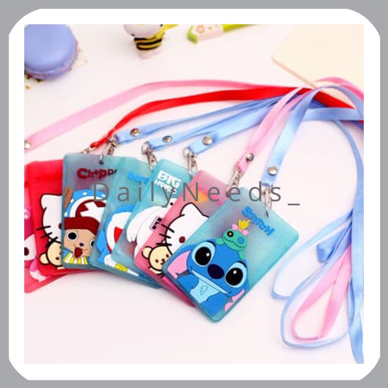 

ID Card Holder Kartun Tempat Kartu Motif Kartun Lucu