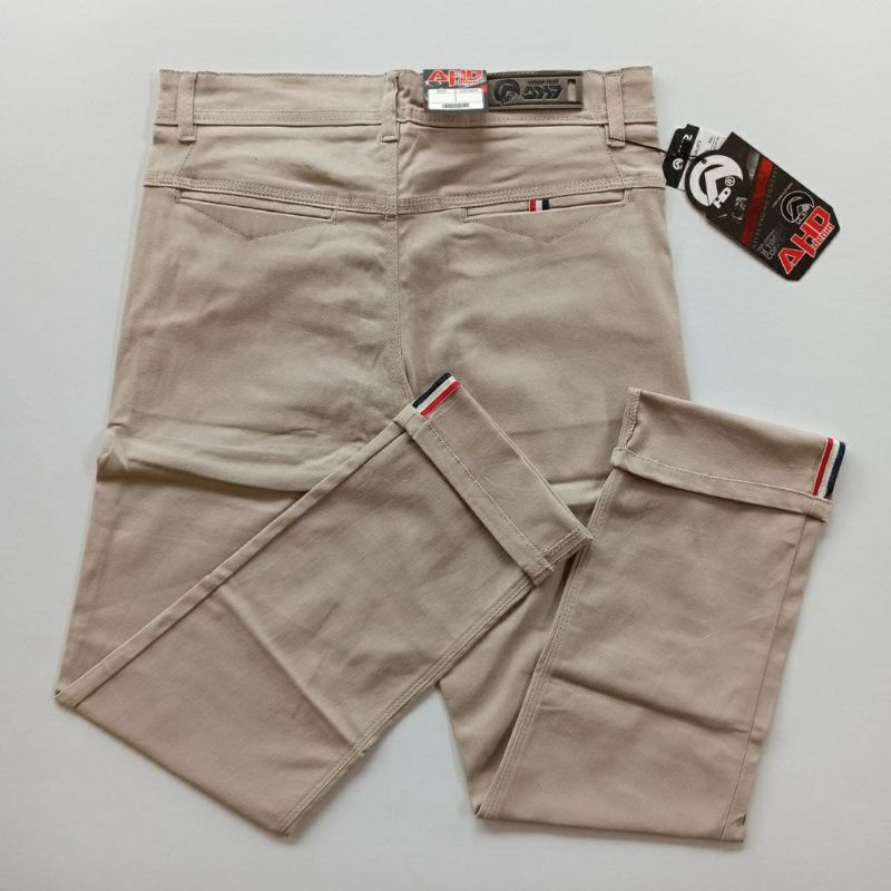 Celana Chino Selvedge Panjang Pria Reguler fit Original AHD DENIM