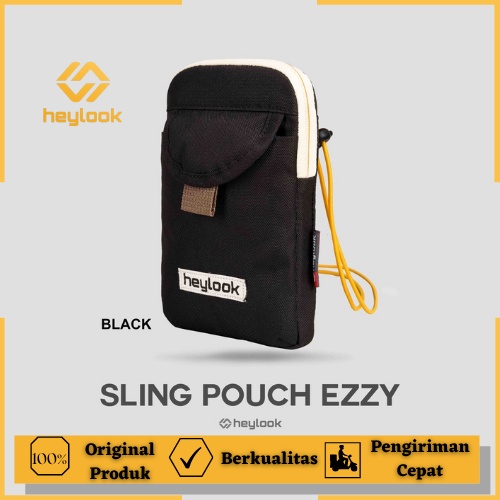 Tas Leher Sling Phone Neck Bag Pouch Dompet Hanging Wallet Walet Hp Handphone Dan Kartu Pria Cowok C