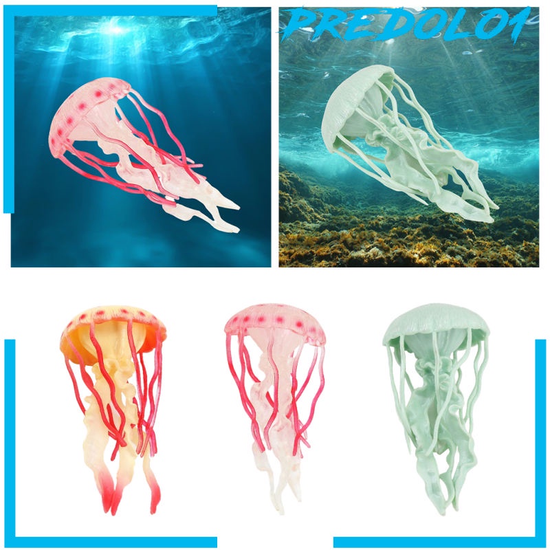 [PREDOLO1] 3pcs Jellyfish Model Early Education Lifelike Science Educational Toys Tools