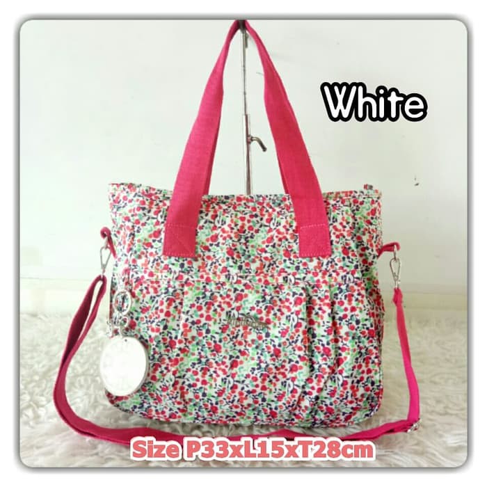 Tas Shoulder Wanita Import Tote Bag Kipling Motif 3Ruang KP936