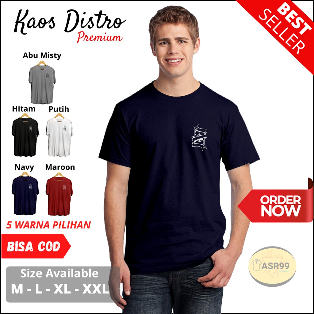 T SHIRT BAJU KAOS DISTRO SIMPLE LOGO ACE OF SPADES PRIA WANITA COWOK LAKI LAKI TERBARU KEKINIAN XXL