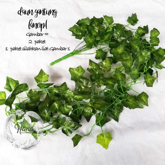 daun gantung anggur/daun plastik anggur/bunga plastik-1