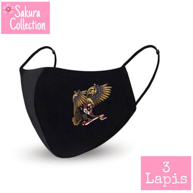 Masker Kain 3 Lapis - Garuda Pancasila