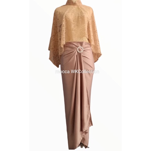 Rok Lilit Polos Satin Velvet Roberto premium Wrap skirt Free ring