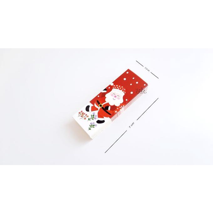 

(SC031) Stiker MINI natal christmas santa stand up 7x2.5 cm