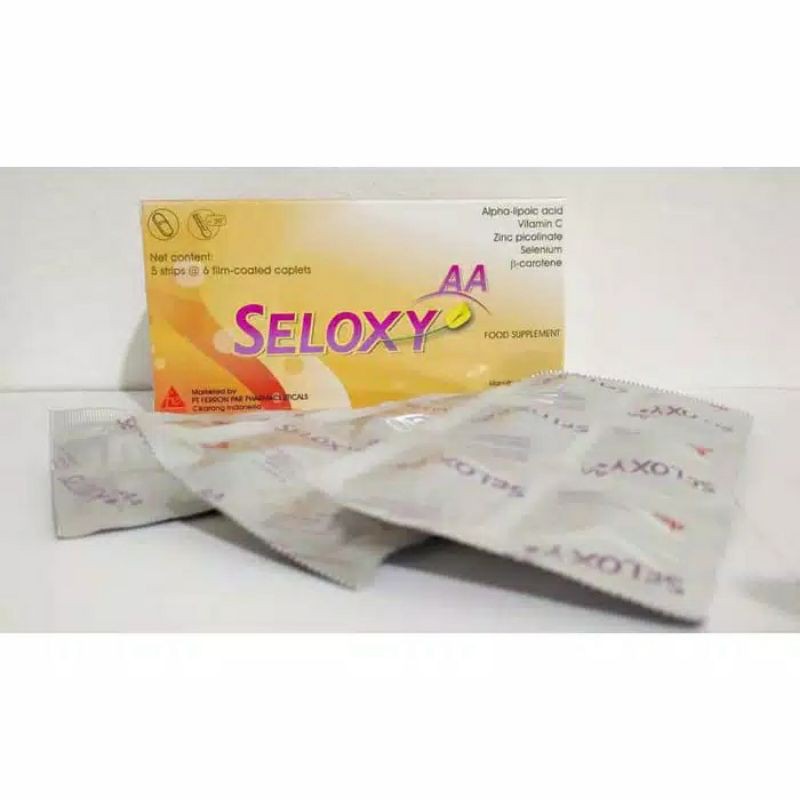 Seloxy AA/antioksidan/radikal bebas/vitamin c