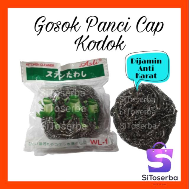 GOSOK PANCI KODOK WL 1 DIJAMIN ANTI KARAT - GOSOK STAINLESS CUCI PIRING - KASAK/ GOSOK KAWAT