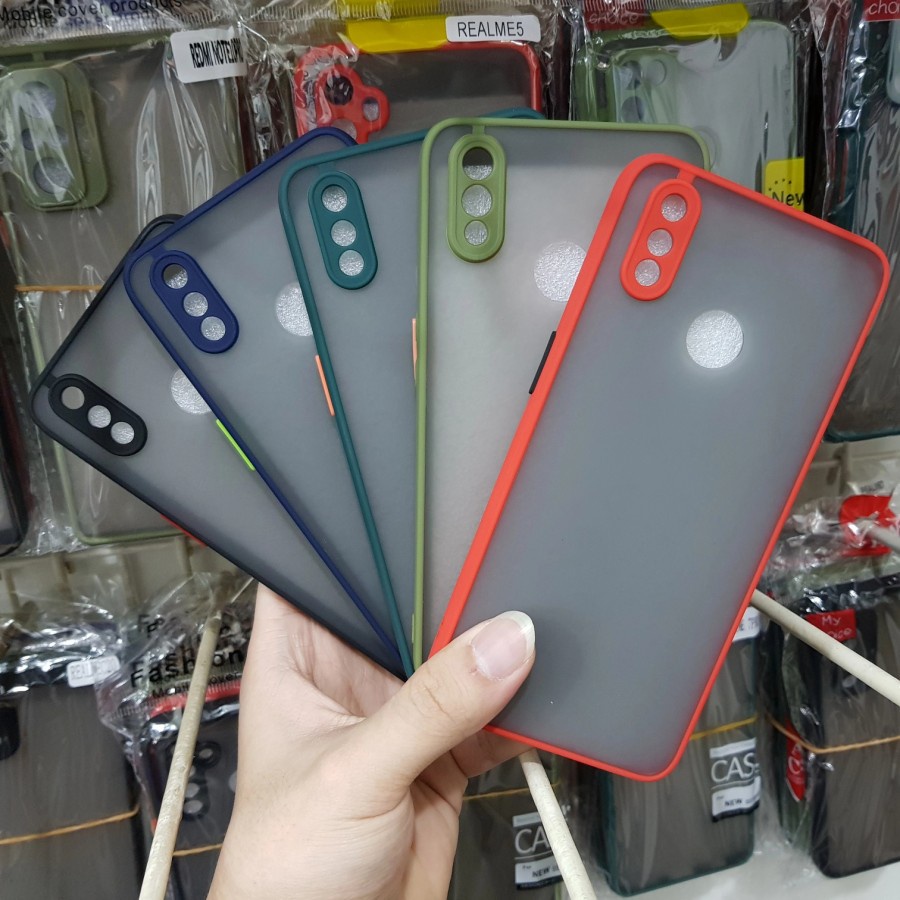 REALME 3 PRO Case Matte Fuze Case Dove Macaron Doff Hardcase Murah